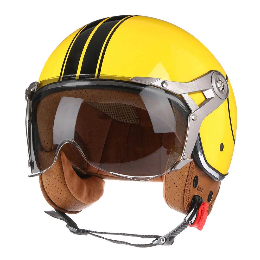 BLD Open-Face ABS Motorcycle Helmet, M–XL