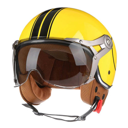 BLD Open-Face ABS Motorcycle Helmet, M–XL