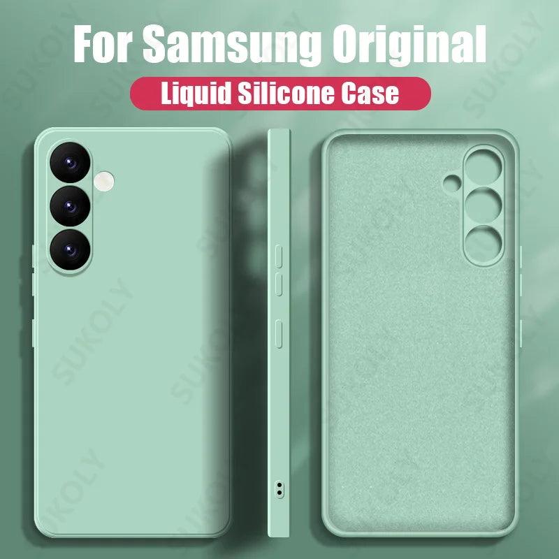 Luxury Liquid Silicone Case for Samsung Galaxy Series