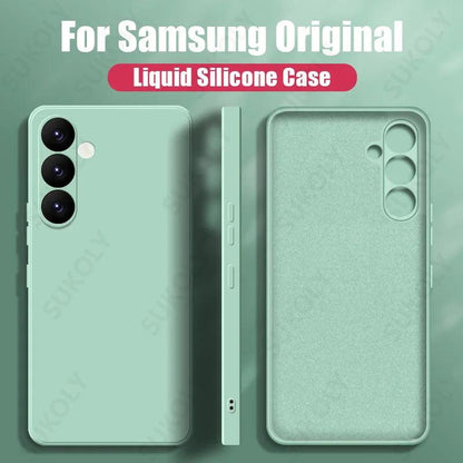 Luxury Liquid Silicone Case for Samsung Galaxy Series