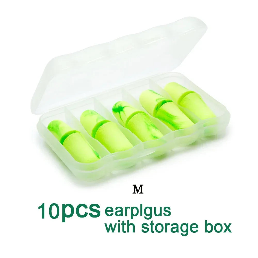 S/M/L Soundproof Sleeping Ear Plugs Earplugs For Sleeping Special Mute Soft Slow Rebound Student Anti-Noise Protection Earplug