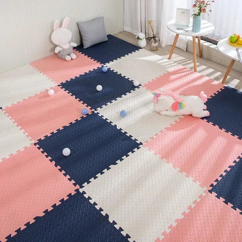 16pcs Foam Baby Play Mat – Interlocking Puzzle Floor Tiles - Urbizia