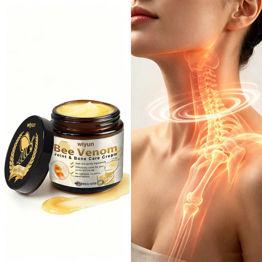Bee Venom Joint Muscle Soothing Cream For Tech Neck Keyboarder Wrist Mouse Wrist Bee Venom Joint Care Fast Acting Non-Greasy Muscle Relaxation Massage Cream For Office Worker Post-Workout Recovery