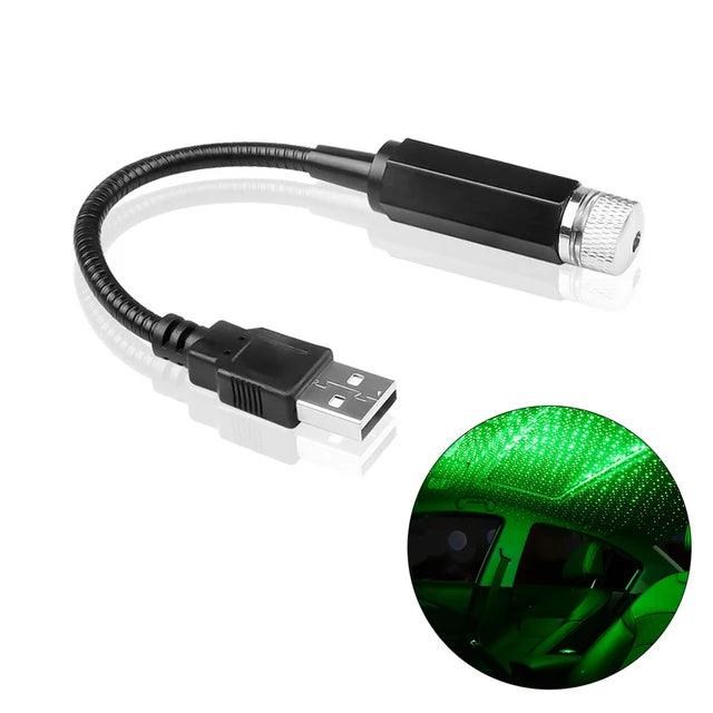USB LED Star Projector Light for Car Roof