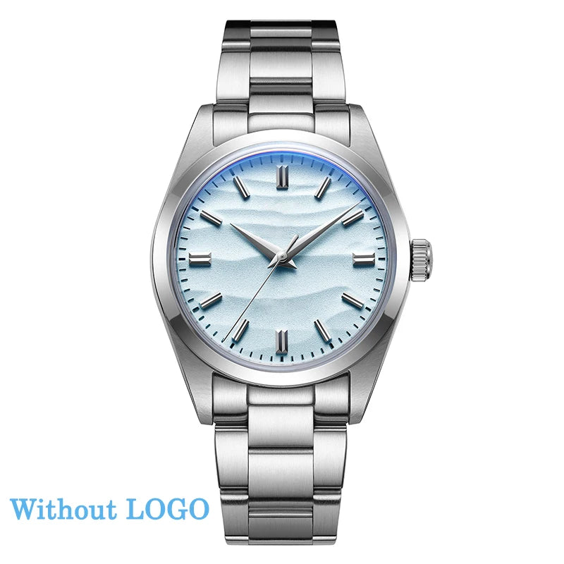 ADDIESDIVE Hot Sale AD2030 Quartz Watch Simple 10Bar Steel Dive Wristwatch Bubble Mirror Pot Cover Glass Sports 36mm Men Watches