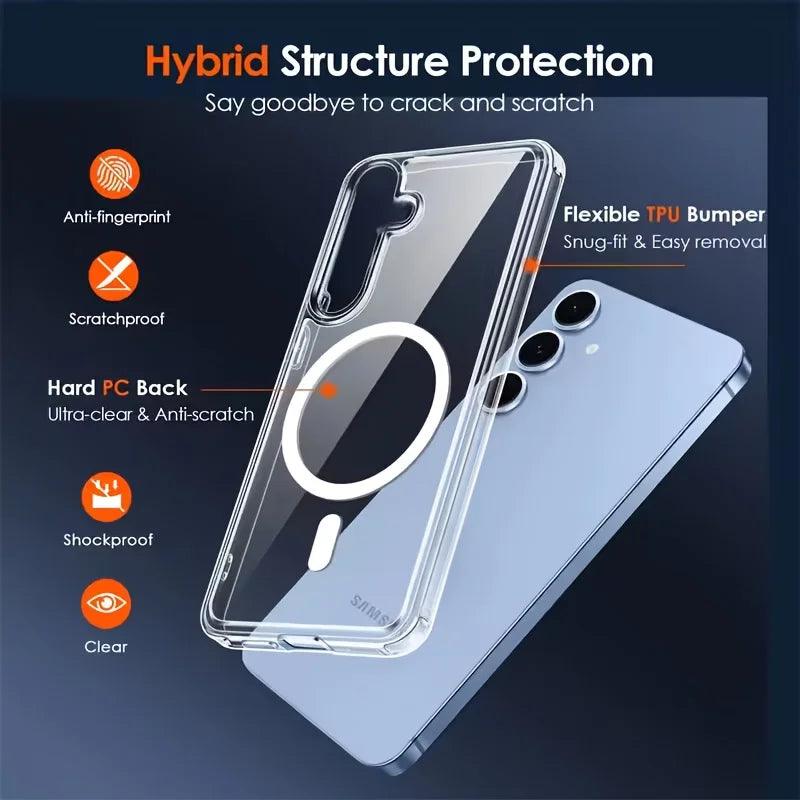 MagSafe Clear Soft Case for Samsung Galaxy S26