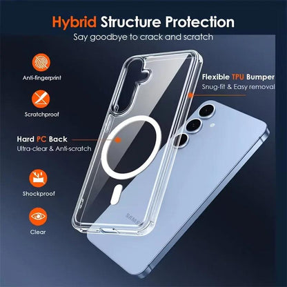 MagSafe Clear Soft Case for Samsung Galaxy S26