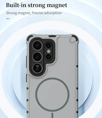 Anti-Slip Magnetic Bumper Armor Case for Samsung Galaxy Series