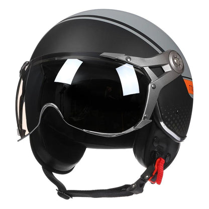 BLD Open-Face ABS Motorcycle Helmet, M–XL