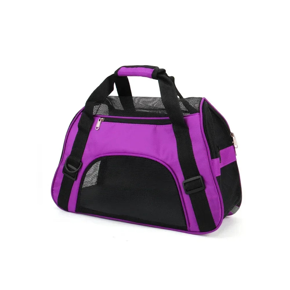 Cat Bags Portable Dog Carrier Bag Mesh Breathable Carrier Bags for Small Dogs Foldable Cats Handbag Travel Pet Bag Transport Bag - Urbizia