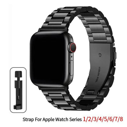 Stainless Steel Strap For Apple Watch Band 45mm Ultra 49mm 41mm 40mm 44mm 46mm Strap Metal Bracelet For Iwatch Series 11 10 42mm