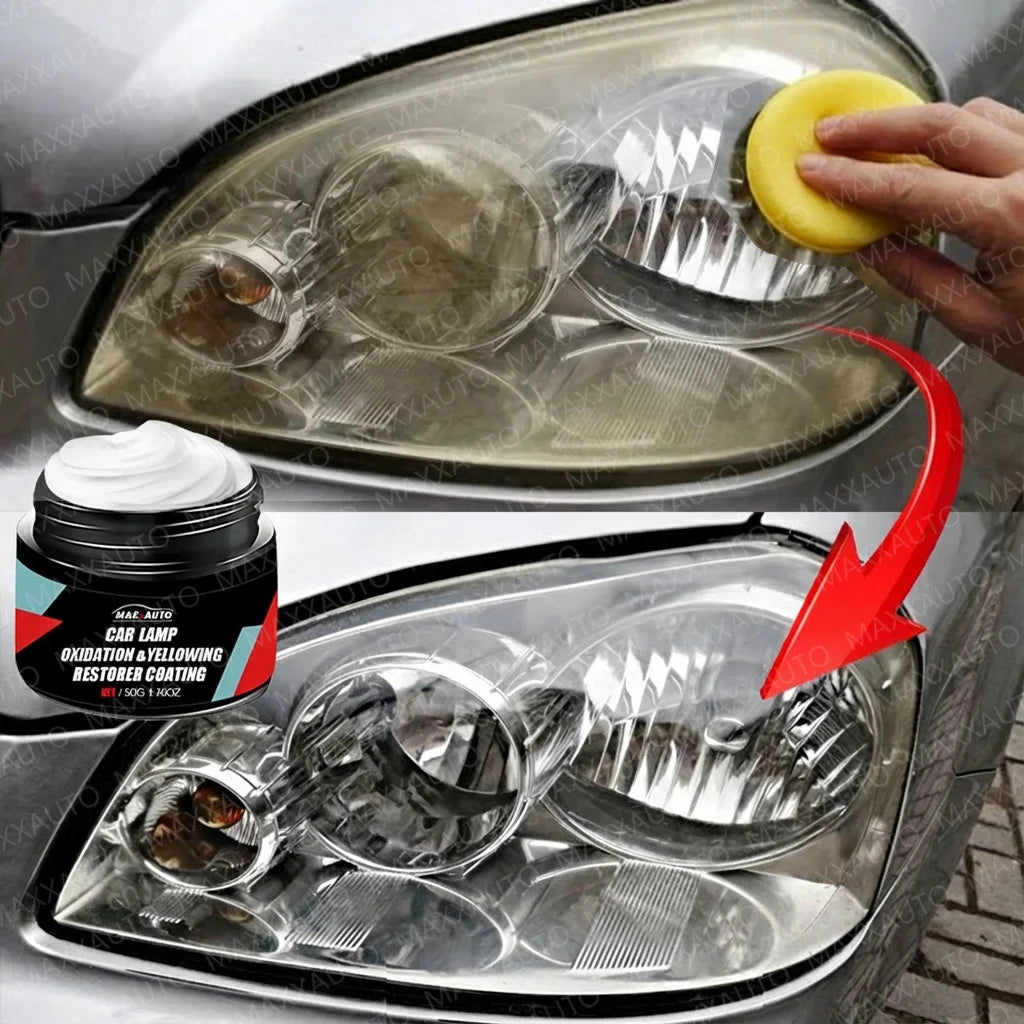 Car Headlight Restoration Polishing Kits Headlamp Scratch Remover Repair Cleaning Paste Remove Oxidation Headlight Polish Liquid