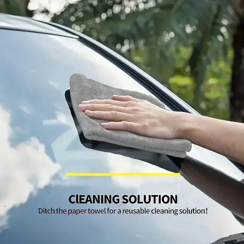 Thicken Microfiber Cleaning Cloths Lint Free Microfiber Cleaning Towel Cloths Reusable Cleaning Towels Absorbent for Car Window - Urbizia