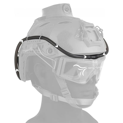 Tactical Goggles Fan Defogger Anti-Fog Kit Eyewear Air Defog for Airsoft Shooting Motocross Skiing Mountaineering Clear Vision