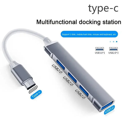 7-in-1 USB-C Hub with USB 3.0 Multi-Port Adapter