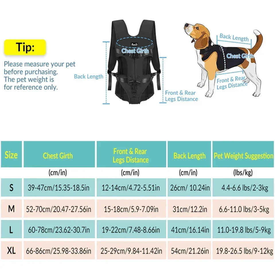Pet Dog Carrier Bag Breathable Backpack For Dogs Cats Out Double Shoulder Portable Travel Backpack Outdoor Dog Cat Carrier Bag - Urbizia