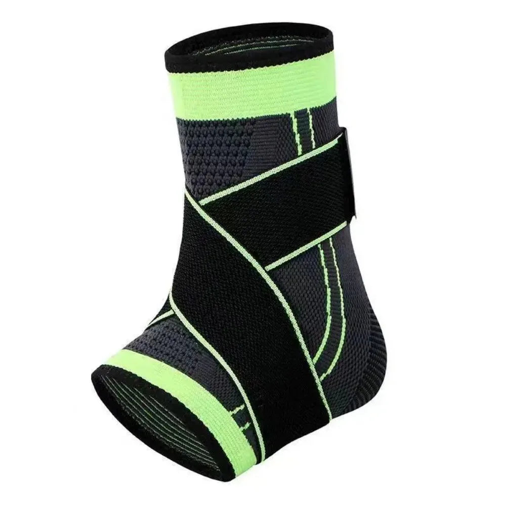 1Pcs Adjustable Ankle Brace Compression Sleeve, Arch Support & Foot Stabilizer, Elastic Wrap for Plantar Fasciitis, Achilles