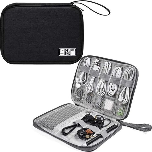 Multifunctional Digital Travel Packing Cube Space Saving Mobile Hard Drive Data Cable Storage Bags Small Objects Organize Pouch