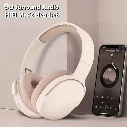Wireless Bluetooth 5.3 Headphones over Ear Hifi Stereo Headsets True Sports with Earphones Tf/Aux Music Player with Mic - Urbizia
