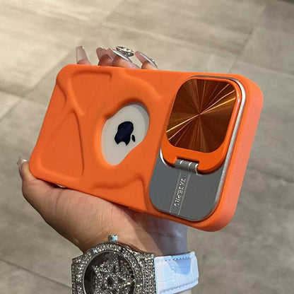 Magnetic Logo Stand TPU Case for iPhone 17–12 Series