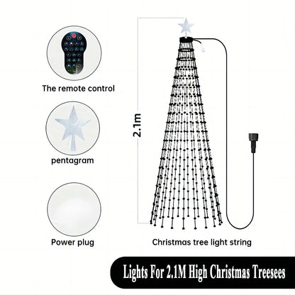 Smart RGB LED Christmas Tree Lights