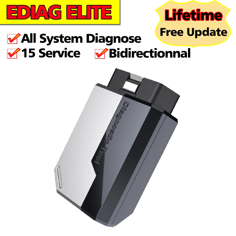 KINGBOLEN EDIAG ELITE Lifetime Free Update All System Car Diagnostic Tool Bidirectional OBD2 Scanner 15 Service Active Tester