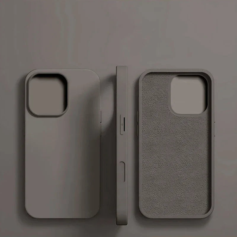 Original Liquid Silicone Shockproof Case for APPLE iPhone 11 12 13 14 15 16 17 Pro Max Cases for iPhone 17 Air Phone Back Cover