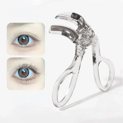 Dual-Type Eyelash Curler with Comb – Wide & Partial Clip Options, Waterproof, Long-Lasting, Natural Curl, Unisex Certified - Urbizia