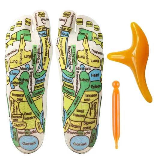 Socks Acupressure Foot Massage Relieve Tired Feet Massager Reflexology Socks Foot Acupoint Massage Tool Physiotherapy Foot Care - Urbizia