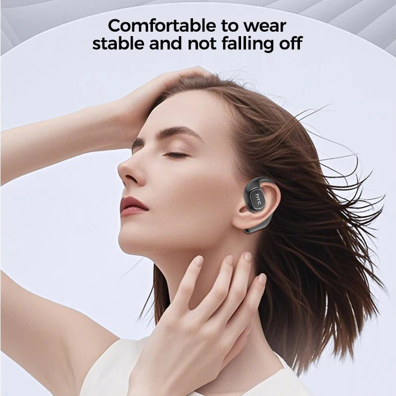 HD Screen Wireless Earphones Bluetooth Music Earbuds HTC NE11 150 Languages 30 Hour Battery Life Clear Audio Comfortable Wearing