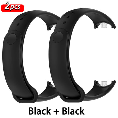 Silicone Strap for Xiaomi Mi Band 10 9 8 Strap NFC Sport Bracelet Wristband pulseira correa Xiaomi Smart Band 10 9 8 Accessories