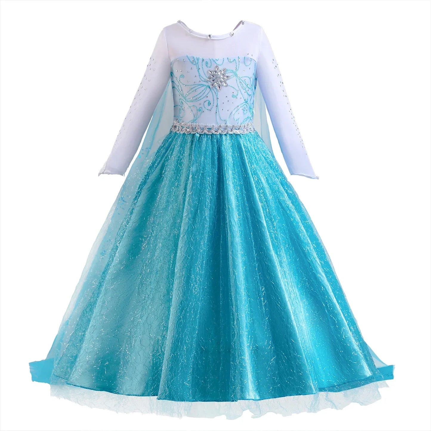 Elsa Dress for Girls – Birthday, Halloween, Carnival & Cosplay Princess Costume for Kids (3-10 Yrs)