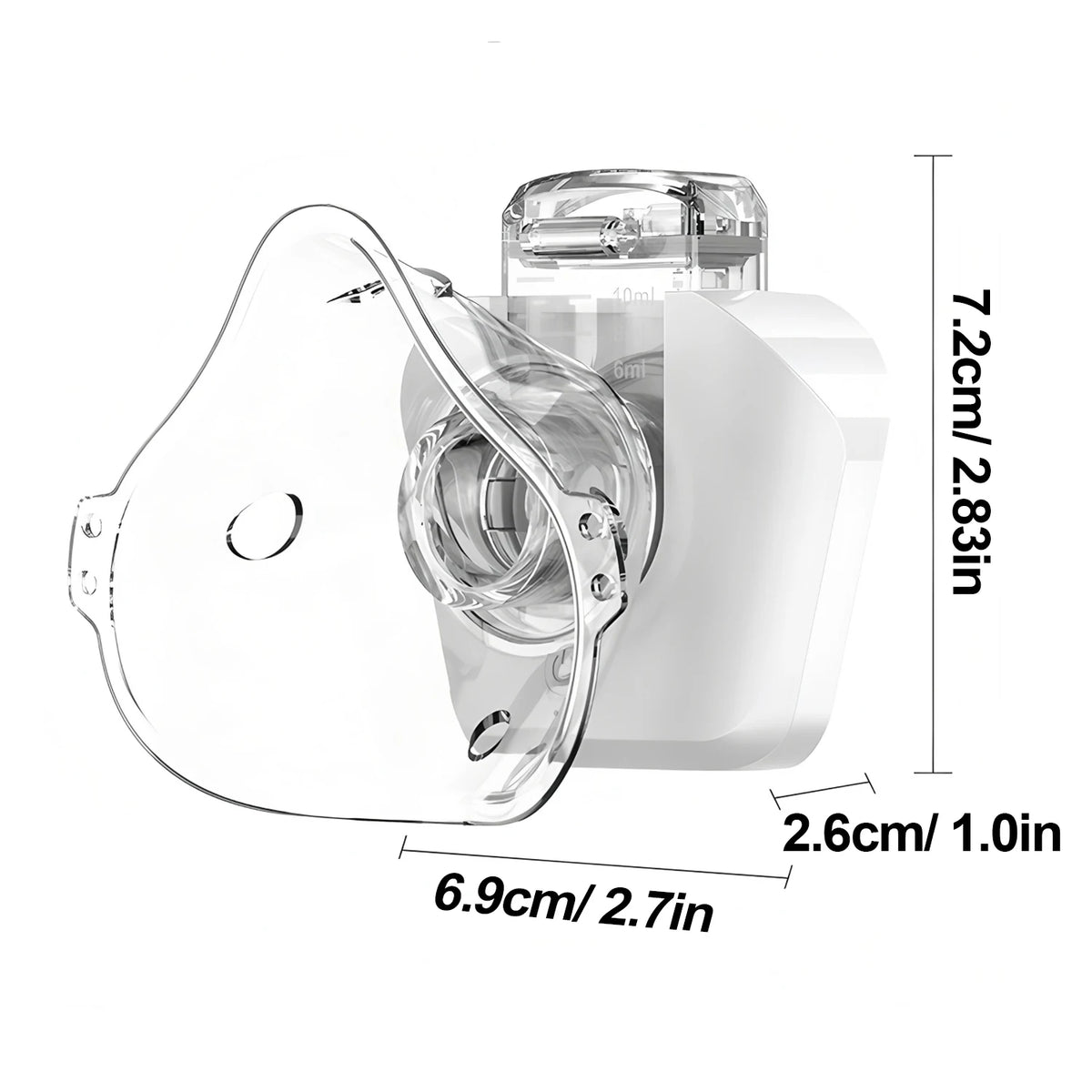 Rechargeable Mesh Nebulizer Medical Silent Child Handheld Asthma Inhaler Mini Portable Atomizer Children Health Care