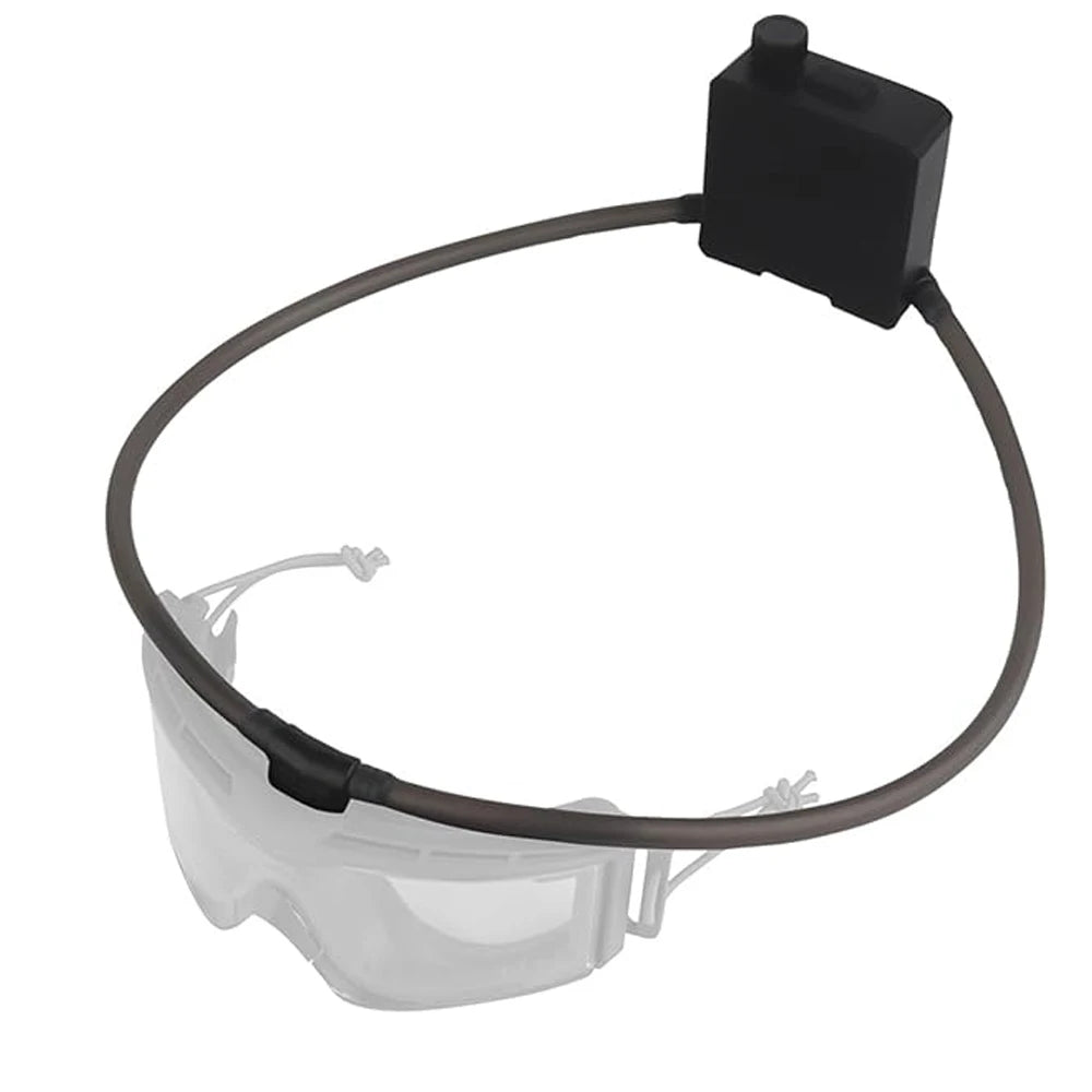 Tactical Goggles Fan Defogger Anti-Fog Kit Eyewear Air Defog for Airsoft Shooting Motocross Skiing Mountaineering Clear Vision