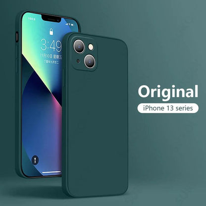 Luxury Liquid Silicone Case for iPhone Full Protection Series