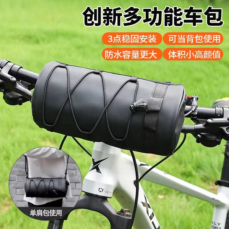 Bike Front Bag Bicycle Bag Storage Outside Multifunction Riding Bag Mountain Bike Front Bag Bicycle Accessories