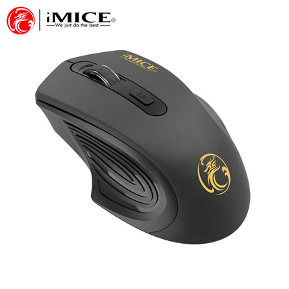 Wireless Silent Mouse 2.4G USB Battery Optical Tracking Computer Mouse Receiver Silent Mouse For Business Office Laptop Ipad Mac