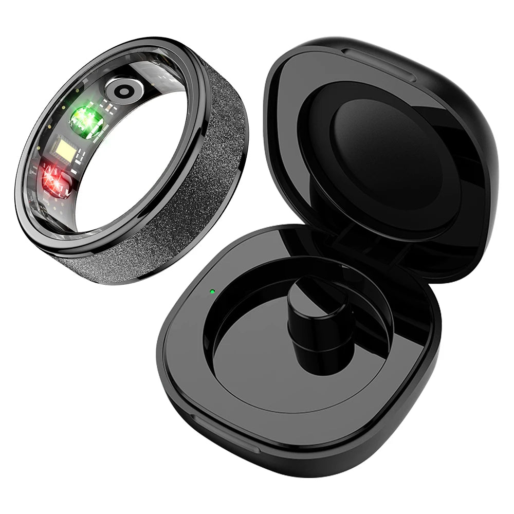 COLMI R10 Smart Ring with Charging Case – Health & Activity Tracker