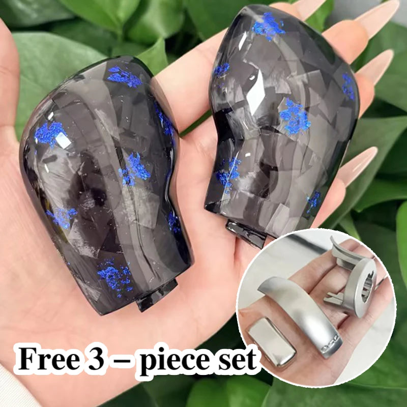 Carbon Fiber DSG Gear Knob Cover Shifter Trim for VW Golf 7 GTI R Tiguan Passat B7 B8 CC R20 Scirocco Jetta MK6 GLI Interior