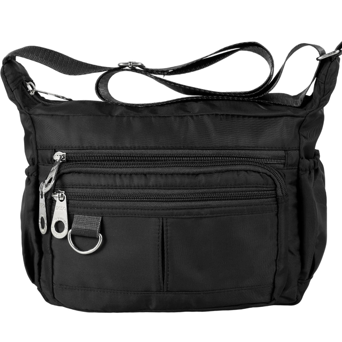 Shoulder Bag Men Small Crossbody Backpack Shoulder Bag with Adjustable Shoulder Straps PU Leather/Oxford Cloth Chest Bag Daypack