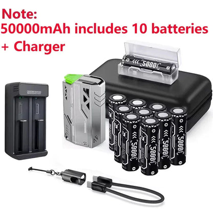 Vyvylabs 10000-50000mAh Detachable Power Bank 22.5W Fast Charger External Battery Removable Replaceable Battery For Mobile Phone
