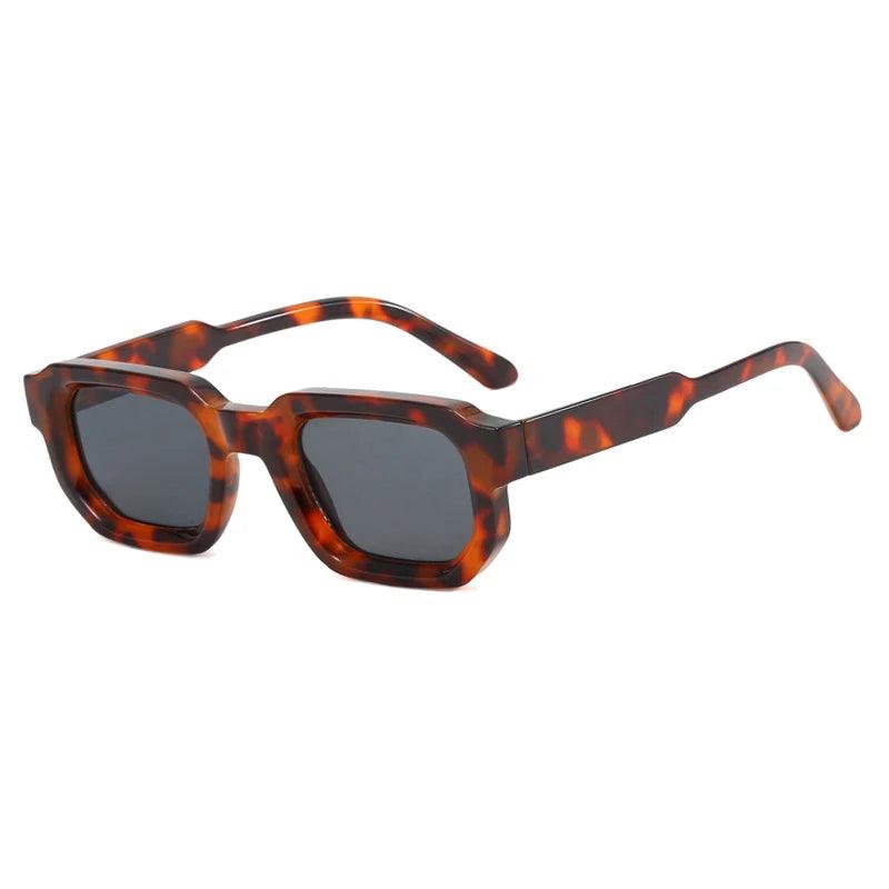 Men Vintage Rectangle pc Frame Sunglasses Fashion Retro Sun Glasses Luxury Brand Design Shades Eyewear Women Goggles