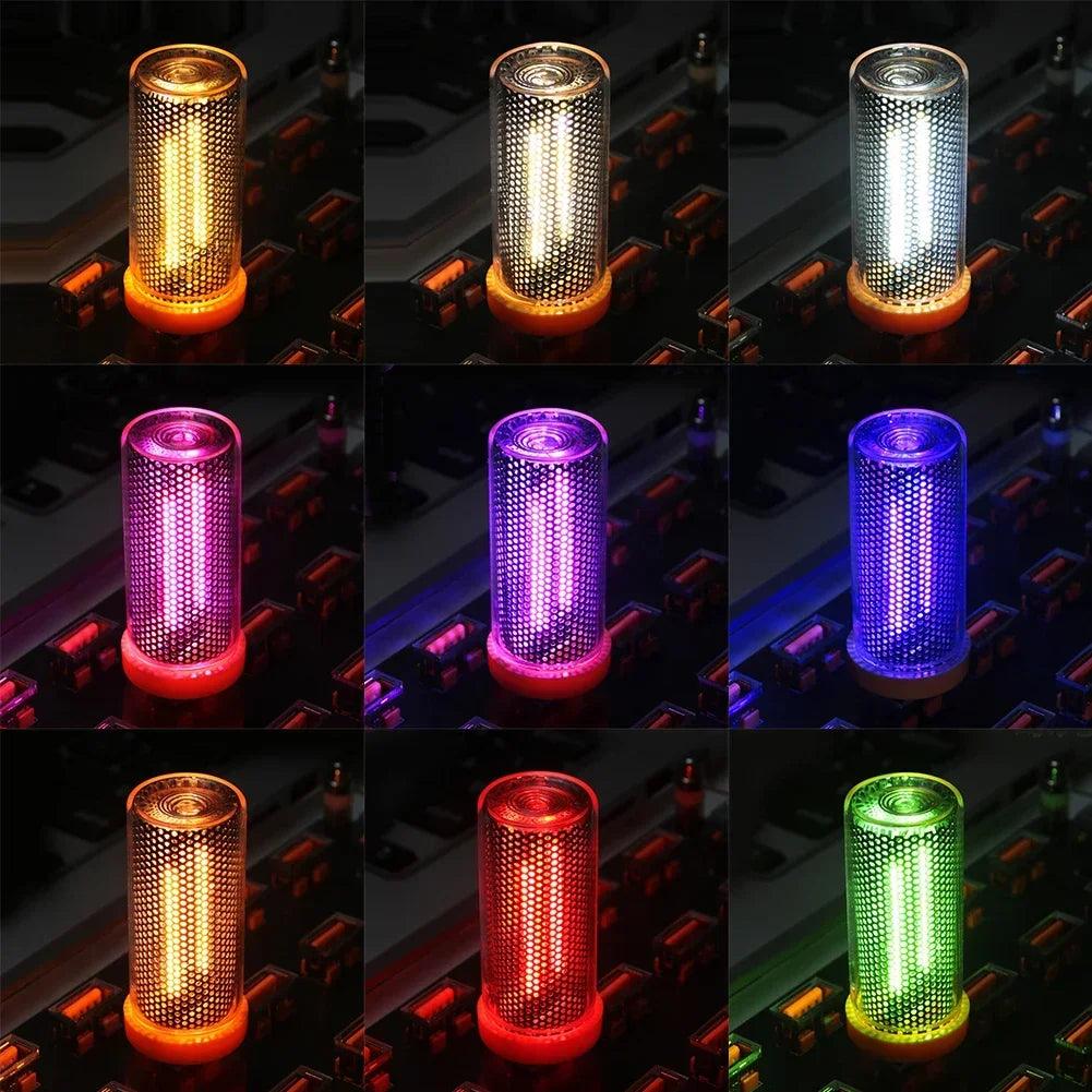 Creative USB Car LED Atmosphere Light Touch Control Bulb Filament Night Decoration Bedroom Mood Lighting Portable Glass Lamp
