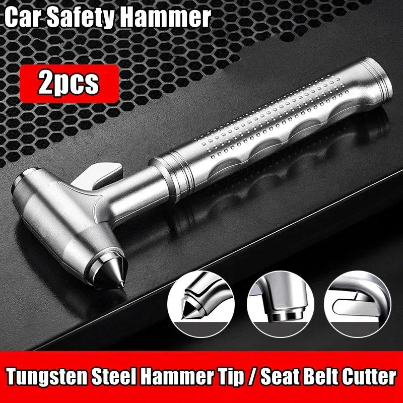 Car Safety Hammer Car Window Breaker Emergency Hammer Seat Belt Cutter Suitable for Car Rescue Escape Rescue Safety Hammer - Urbizia