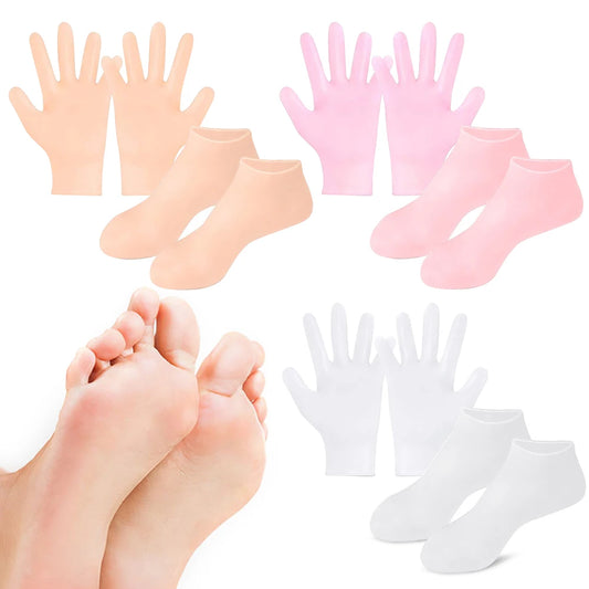 Silicone Socks and Gloves for Spa Day - Urbizia
