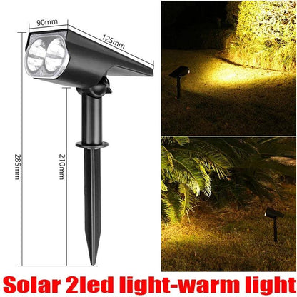 Garden 9 LED Solar Powered Light Adjustable Solar Spotlight Outdoor IP65 Waterproof Landscape Lamp Villa Night Decor Light