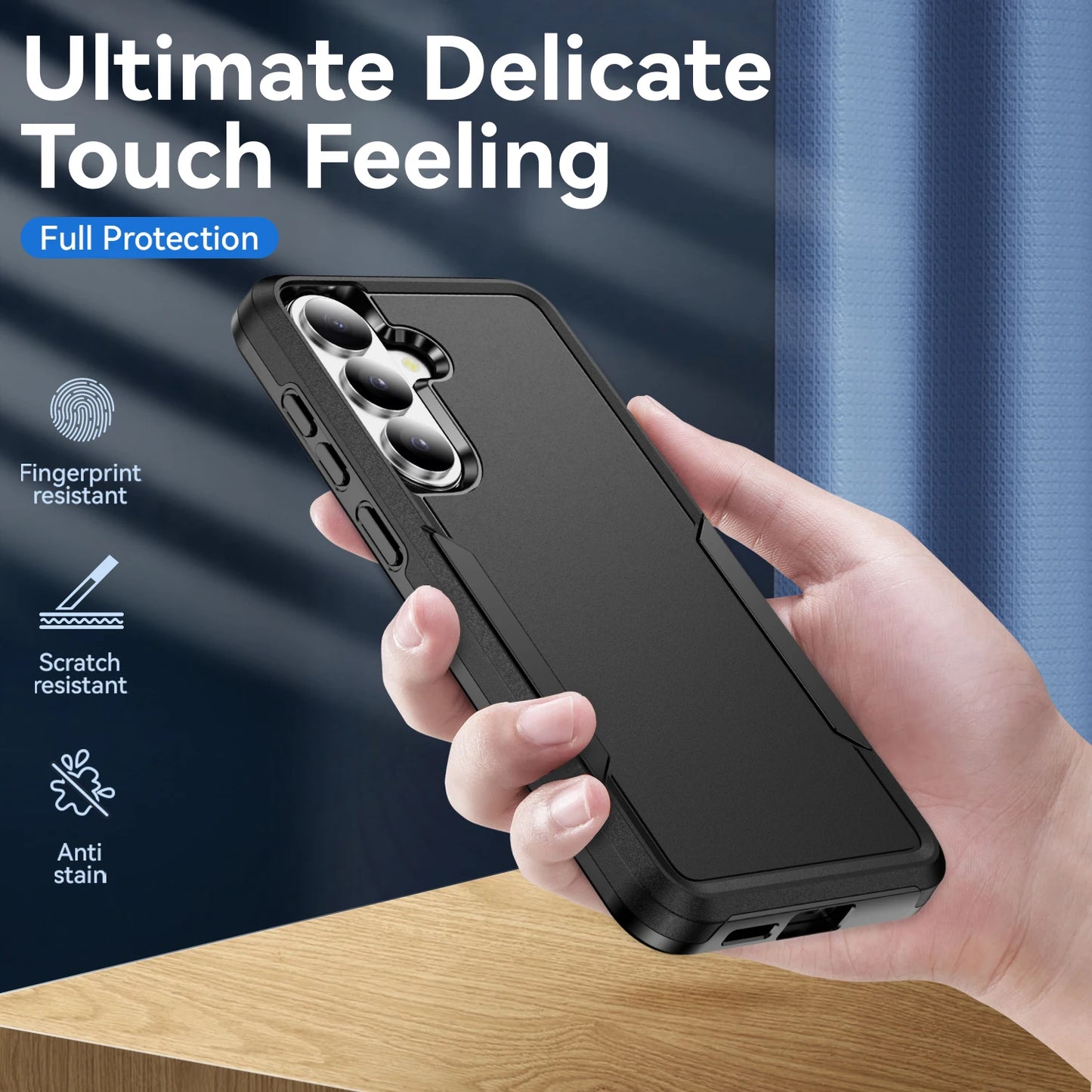 Armor Case for Samsung Galaxy S26 Ultra A57 5G S25 FE S24 Plus S22 S23 S21 S20 FE A17 A37 A56 A36 A16 Cover Funda Protective Bag