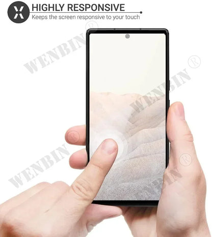 3 Pcs Tempered Glass For Google Pixel 11 10 9 Pro XL 8 7 6 Pro 7A 6A 5A 4A 3 XL Curved Full Cover Screen Protector