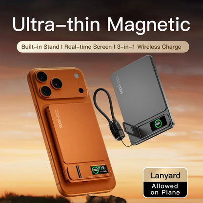 10000mAh MagSafe Slim Magnetic Wireless Power Bank 20W