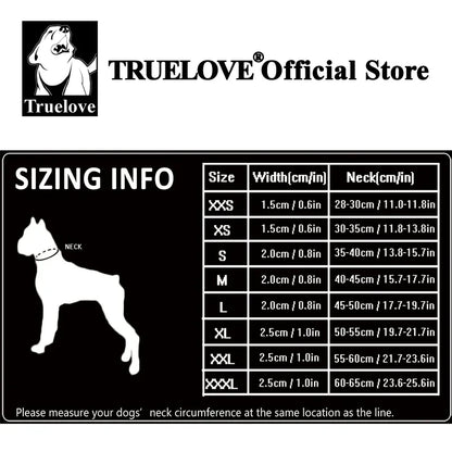 Truelove Reflective Mesh Padded Dog Collar